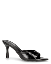 MATYLDA - sandali sabot neri in ecopelle con punta affusolata