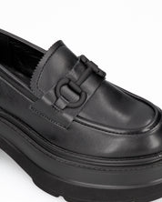 BESSIE - Mocassino chunky lucido glassy con maxi suola platform e morsetto