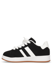 MARGARET - sneakers nere con suola e dettagli bianchi