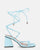 MELISA - sandali con lacci in ecopelle blu