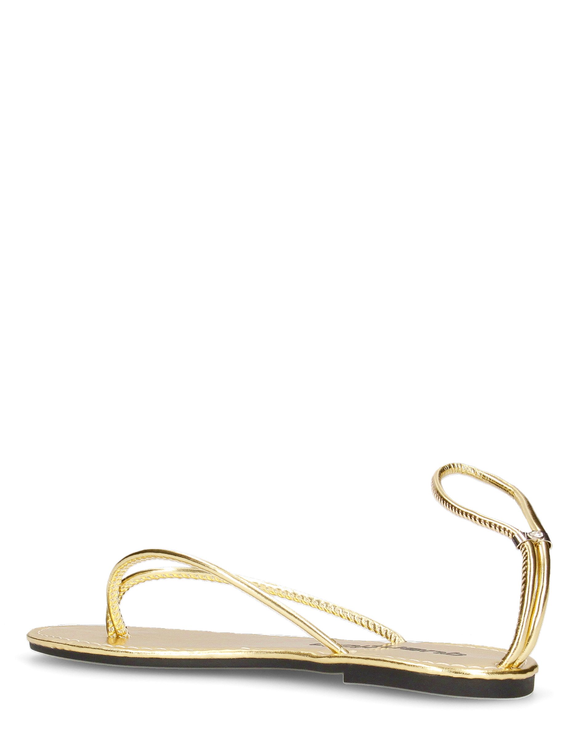 MOLLY  - sandali flat dorati infradito