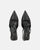 NIEVES - scarpe nere slingback con tacco kitten