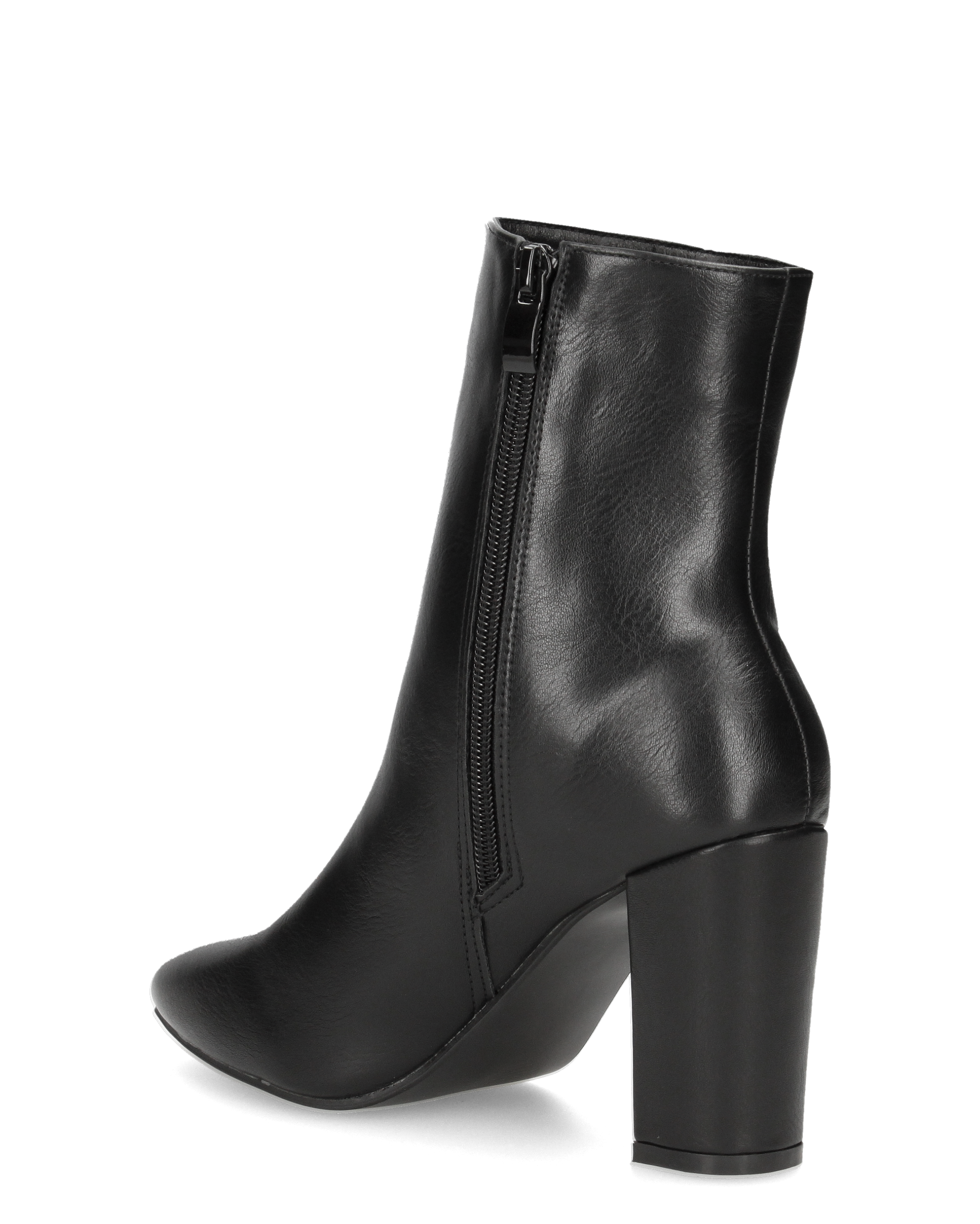 OLIVIA - stivaletti con cerniera in PU nero