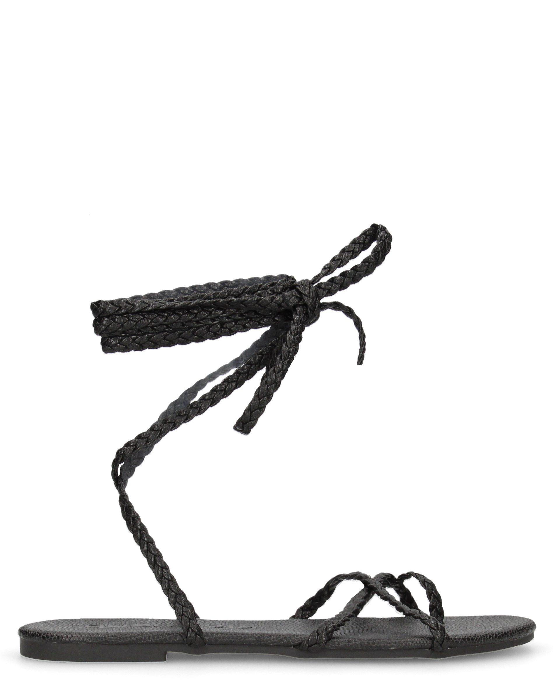 PAOLA - sandali flat con soletta in trama pitonata