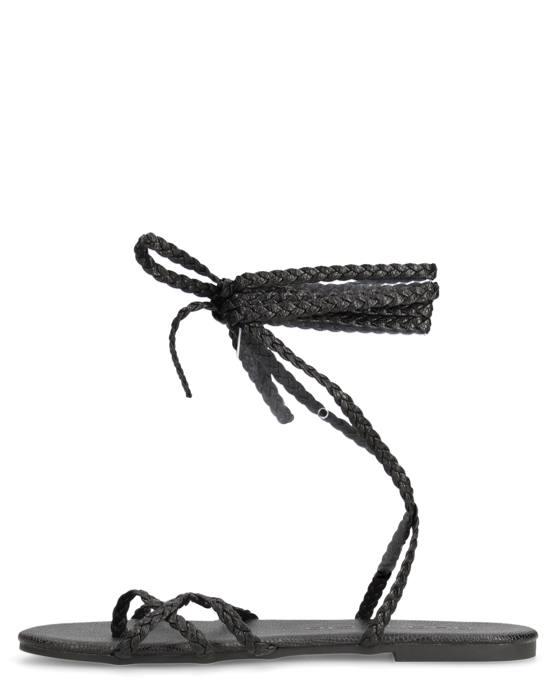 PAOLA - sandali flat con soletta in trama pitonata