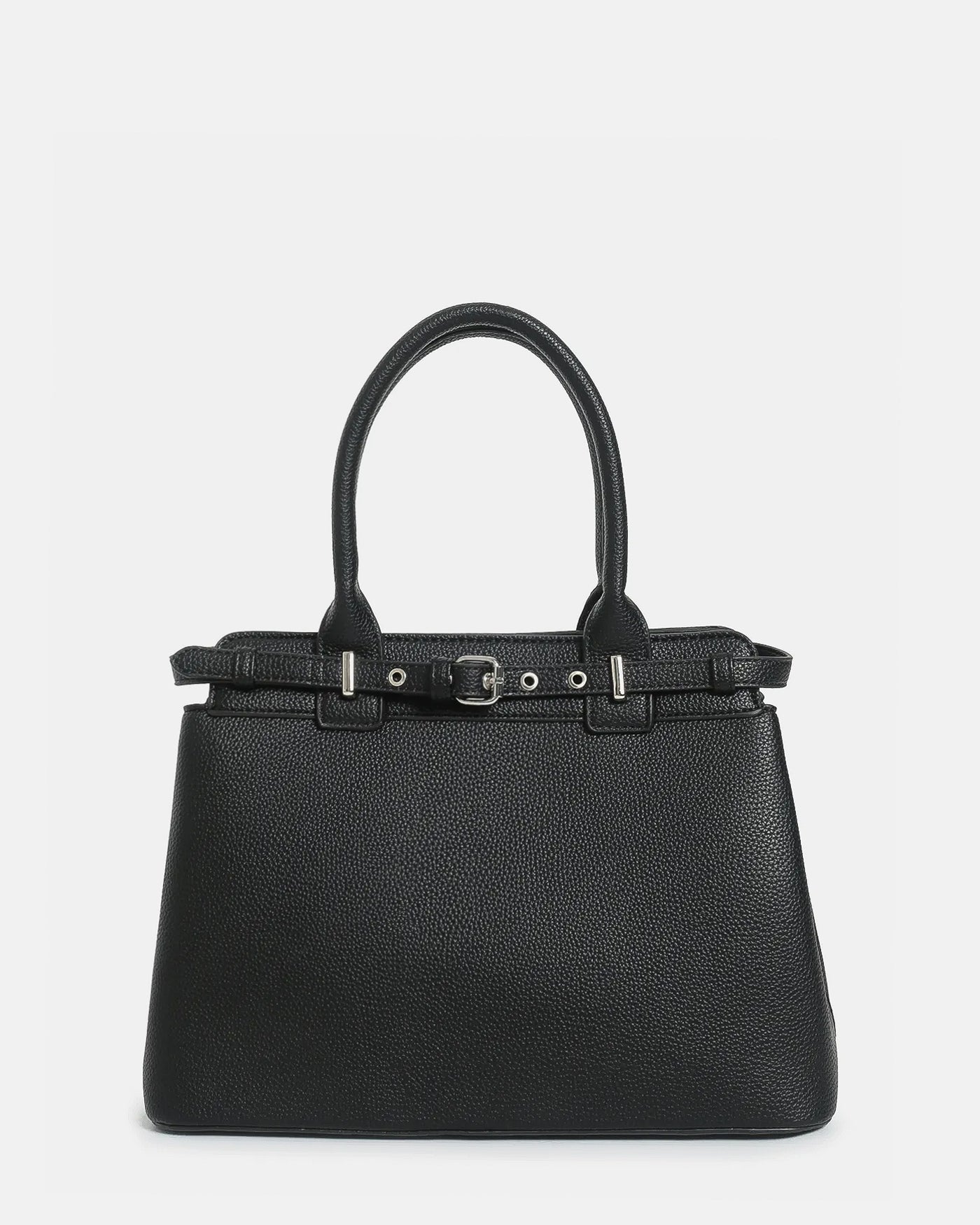 PHOEBE - borsa a spalla nera con tracolla aggiuntiva e tasche interne