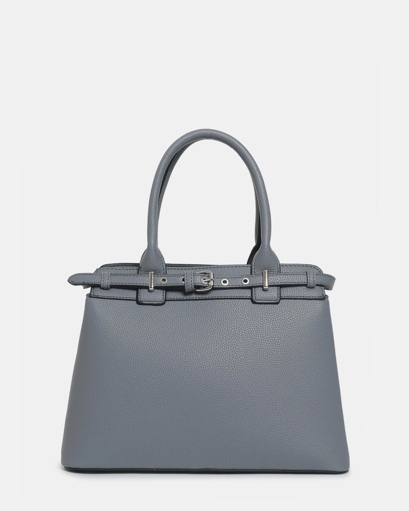 PHOEBE - borsa a spalla grigia con tracolla aggiuntiva e tasche interne