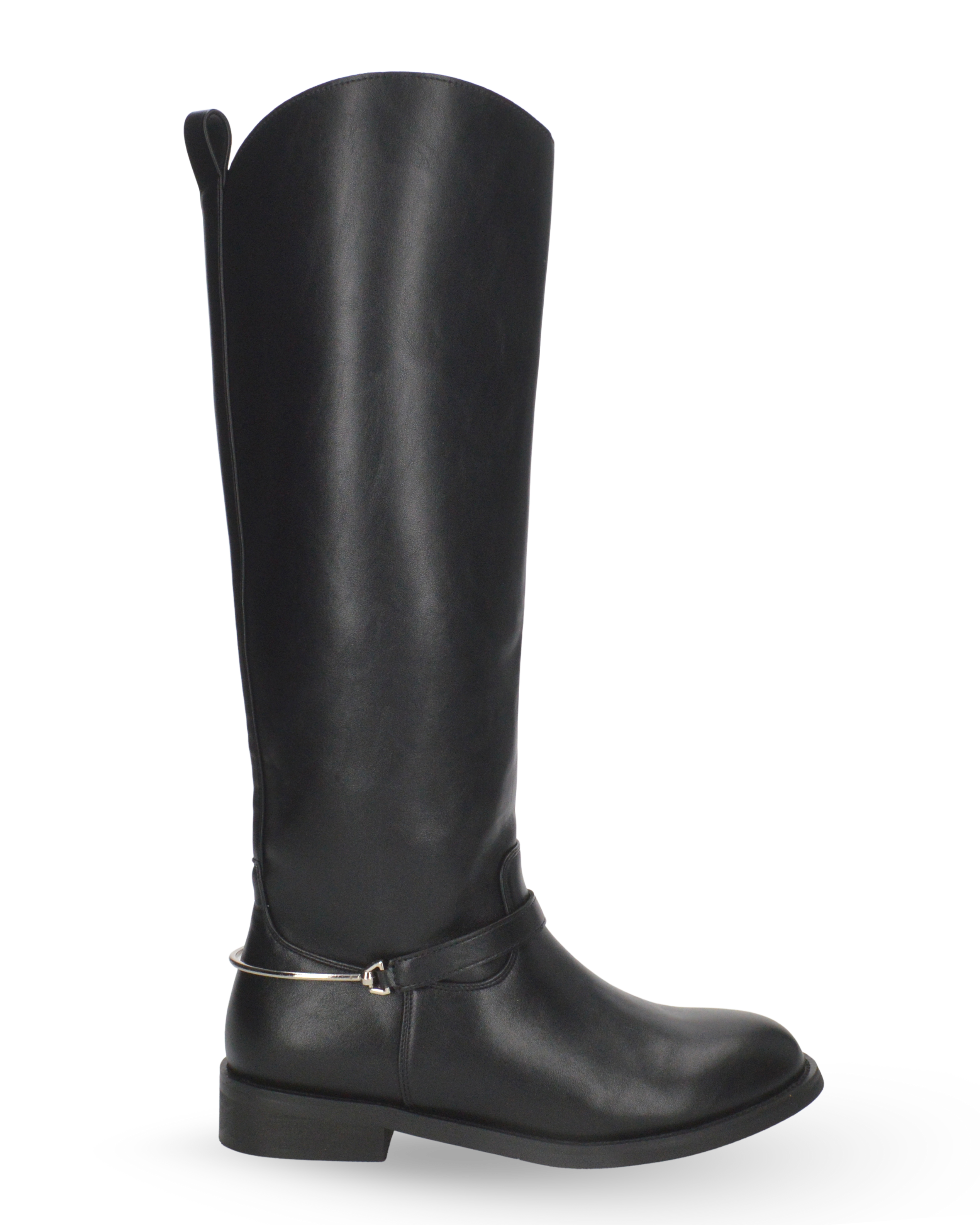 LUISA - stivali alti neri con accessorio removibile