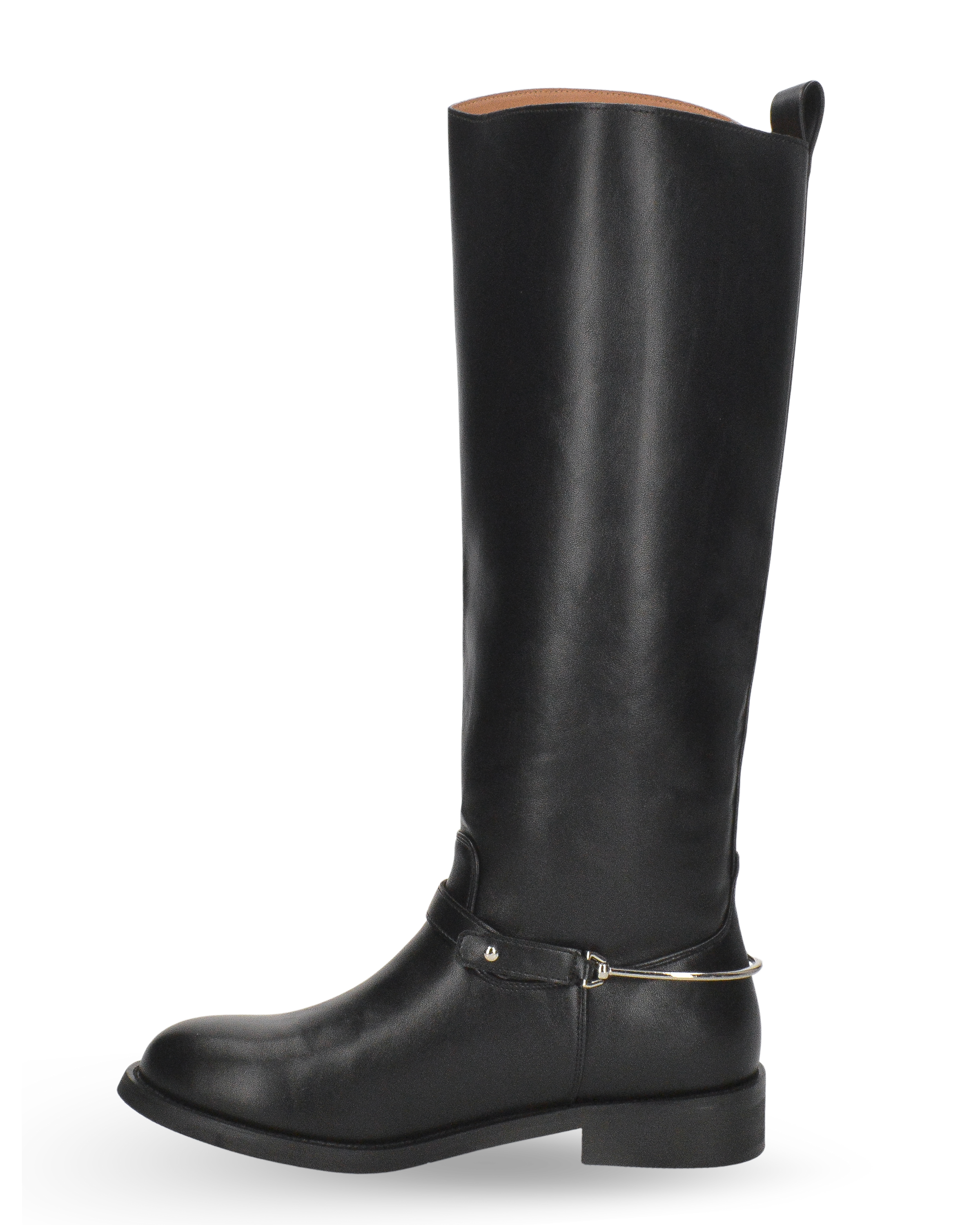 LUISA - stivali alti neri con accessorio removibile