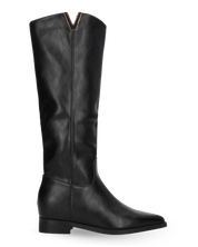 AETNA - stivale alto con tacco basso e ornamento decorativo dorato