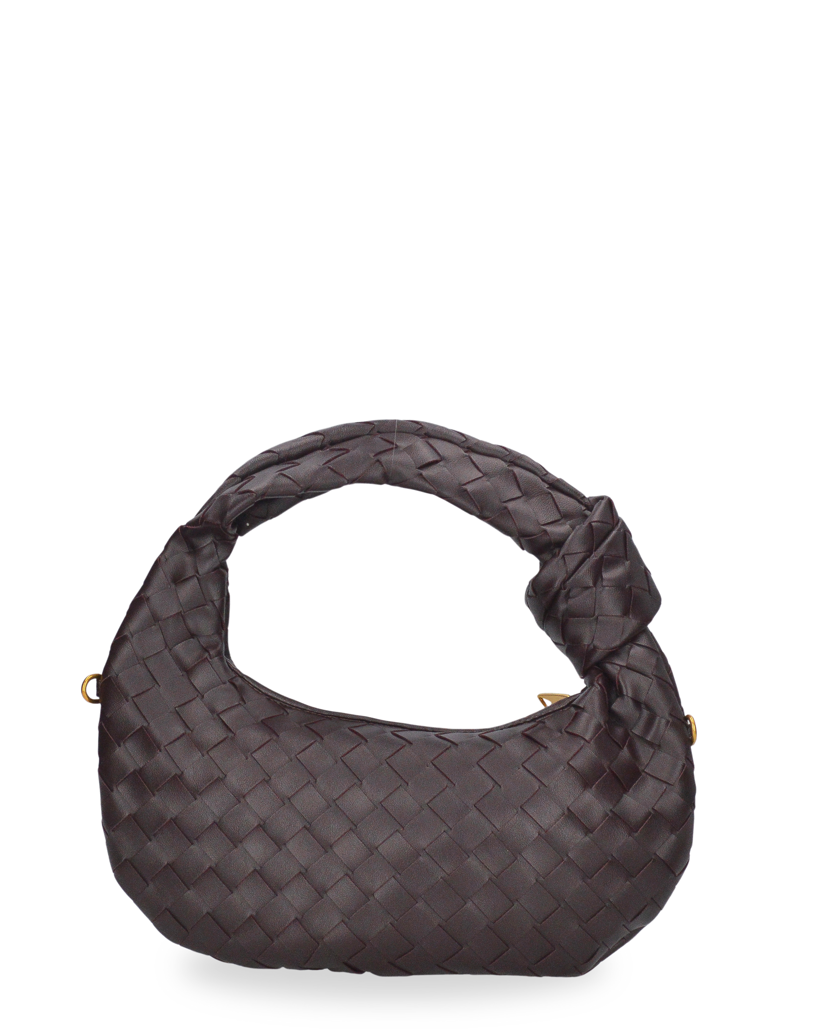 KARA - borsa a mano marrone con catena per tracolla removibile