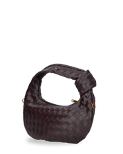 KARA - borsa a mano marrone con catena per tracolla removibile