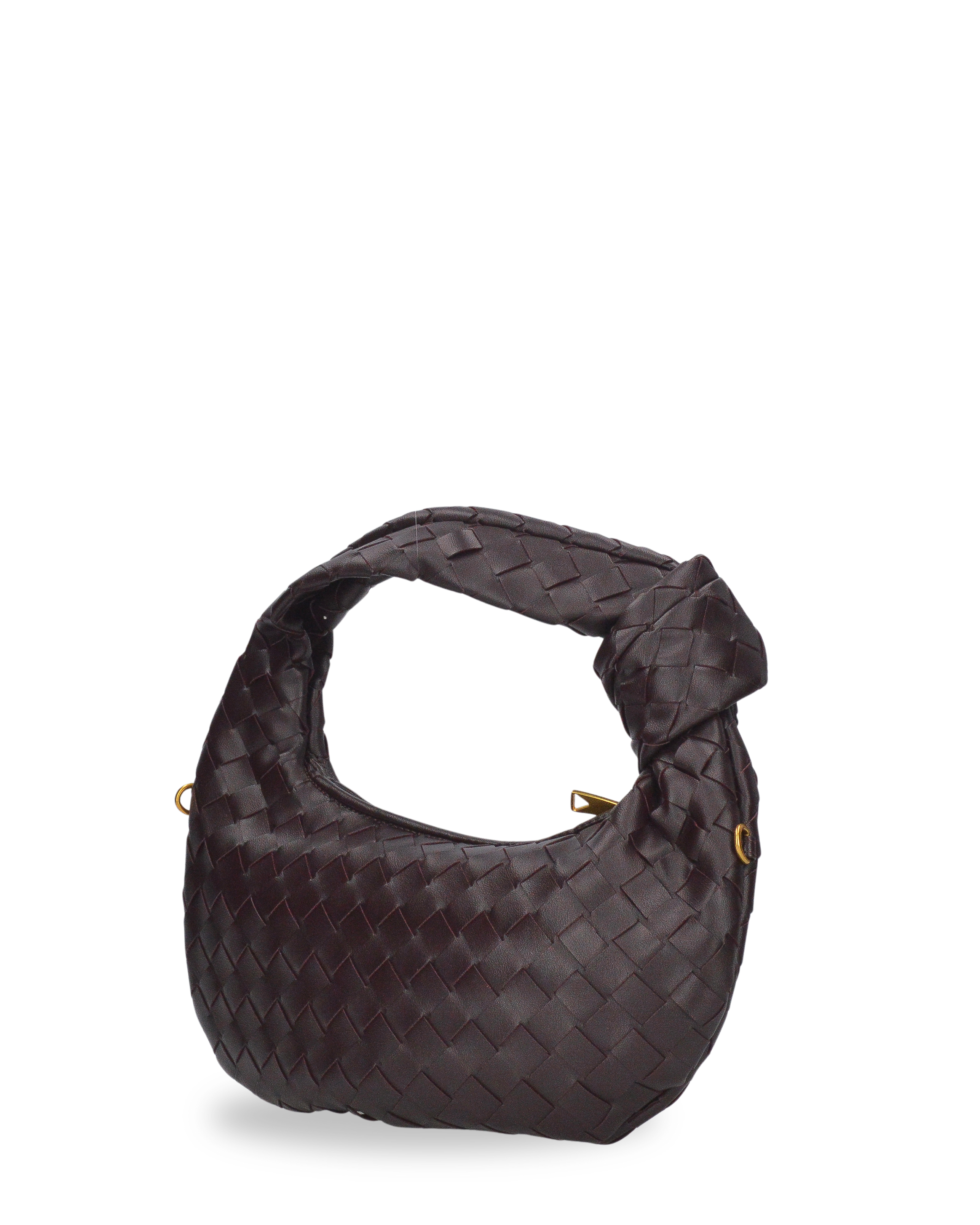 KARA - borsa a mano marrone con catena per tracolla removibile