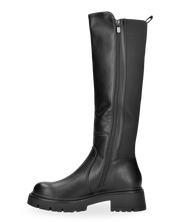 KADYE - stivali alti neri con banda elastica