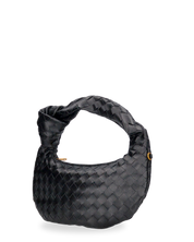 KARA - borsa a mano nera con catena per tracolla removibile