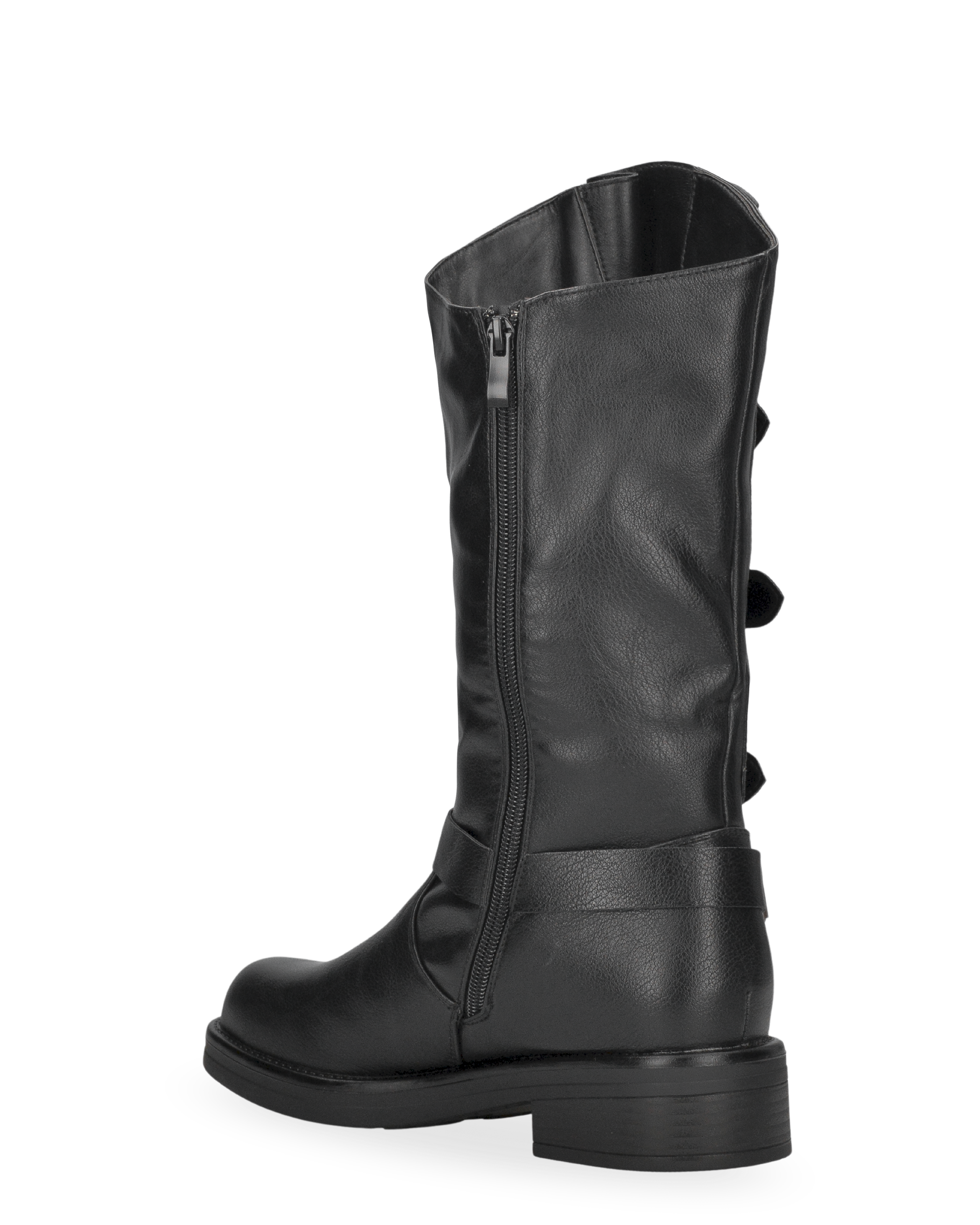 SHAKY - stivali alti sotto al ginocchio con cinturini e fibbie