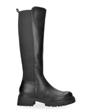 KADYE - stivali alti neri con banda elastica