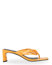 JANNA - sandali arancioni con sandalo squadrato