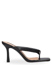 PALMA - sandali neri con tacco a spillo