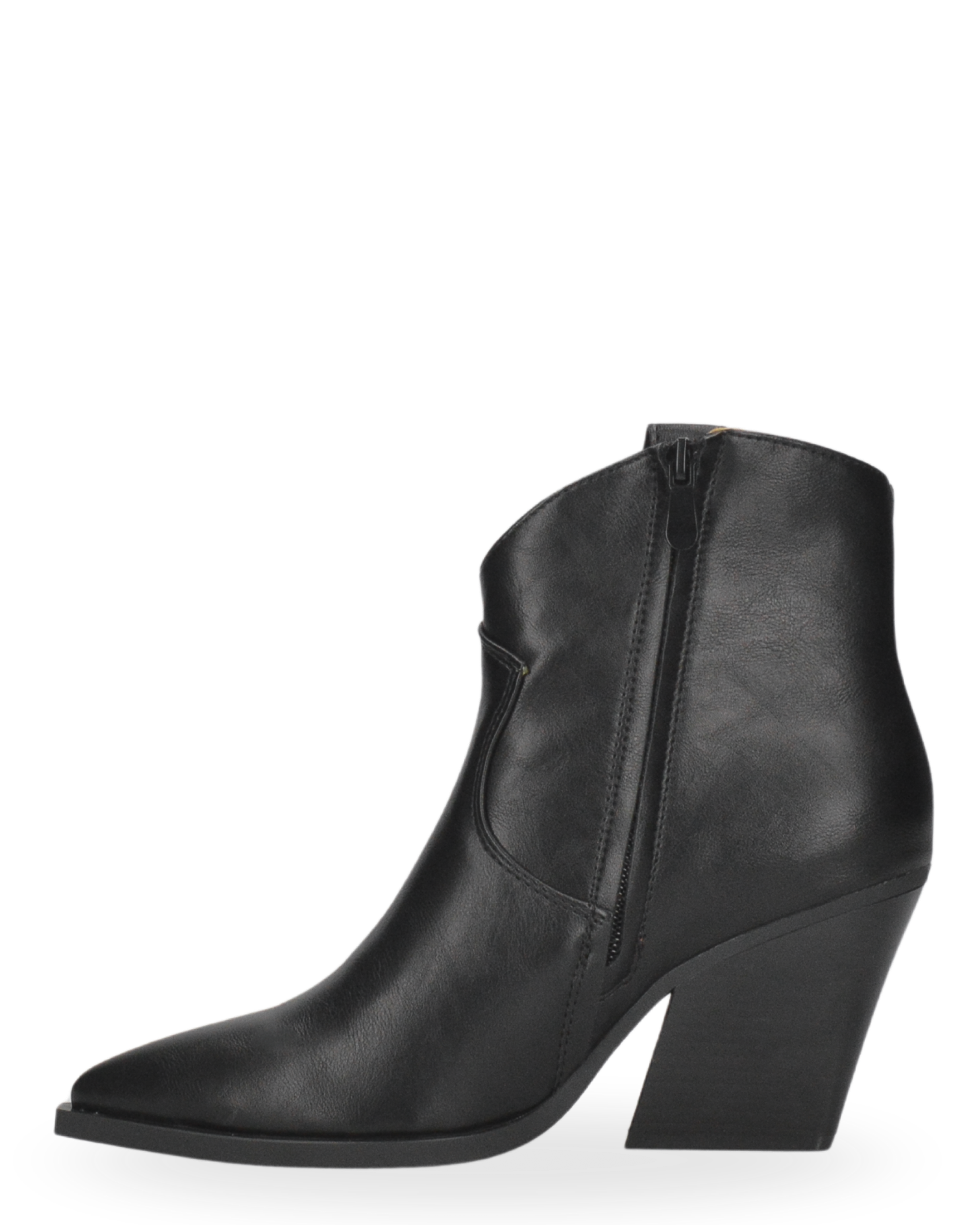 LOTTIE - Stivale 2 in 1 in ecopelle nera camperos