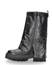 ARDEA - stivali neri e taschini sul risvolto