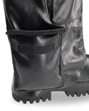 ARDEA - stivali neri e taschini sul risvolto