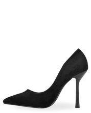 SAGE - décolleté nero in camoscio con tacco a spillo