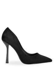 SAGE - décolleté nero in camoscio con tacco a spillo