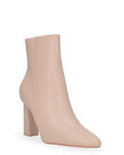 ADELAIDE - stivaletti in PU beige con tacco
