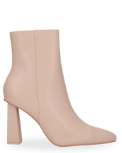 ADELAIDE - stivaletti in PU beige con tacco