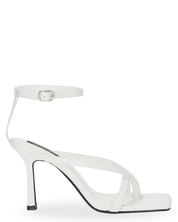 ADELE - sandalo infradito con tacco bianco