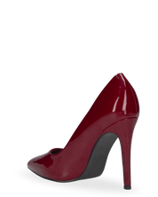SILJE - décolleté con tacco a spillo in bordeaux lucido
