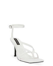 ADELE - sandalo infradito con tacco bianco