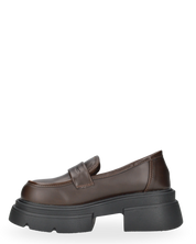 MARLA - moccasini con platform marroni