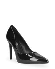 SILJE - décolleté con tacco a spillo in nero lucido