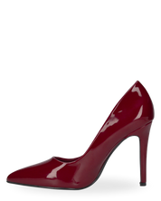 SILJE - décolleté con tacco a spillo in bordeaux lucido