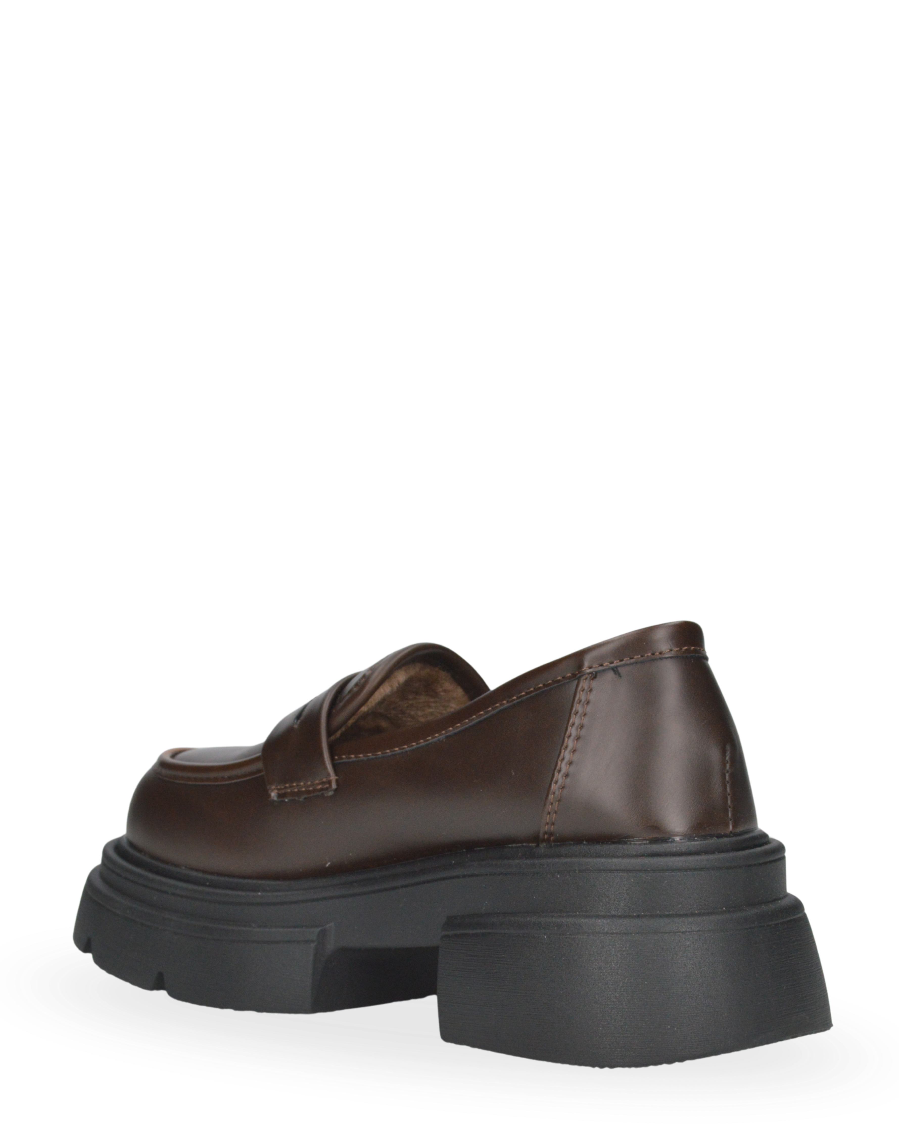 MARLA - moccasini con platform marroni