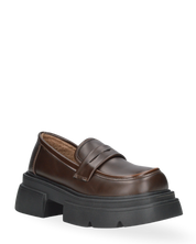 MARLA - moccasini con platform marroni