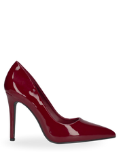 SILJE - décolleté con tacco a spillo in bordeaux lucido
