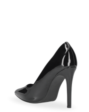 SILJE - décolleté con tacco a spillo in nero lucido