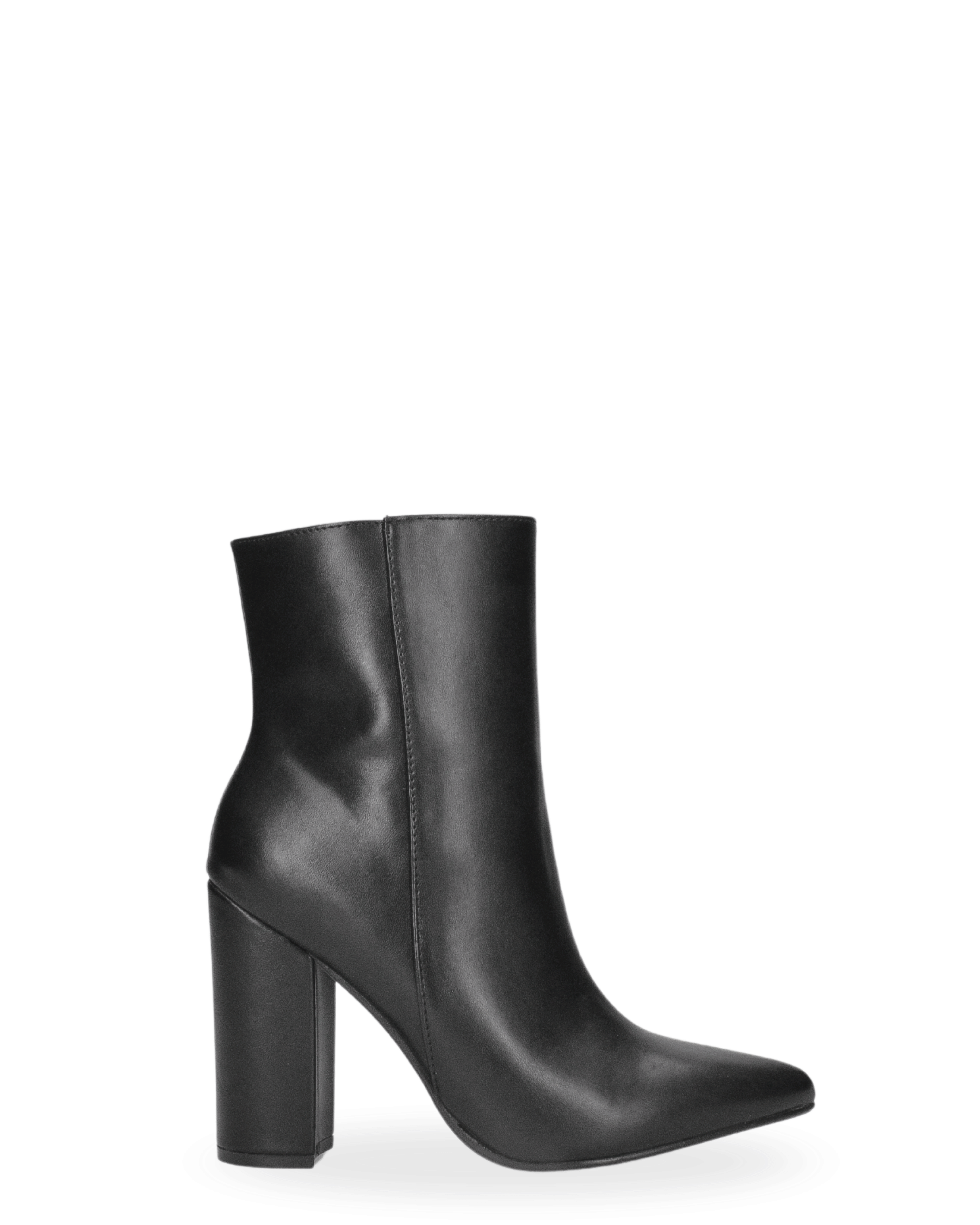 RIKA - Stivale 2 in 1 in simil pelle nera con gambale glitter