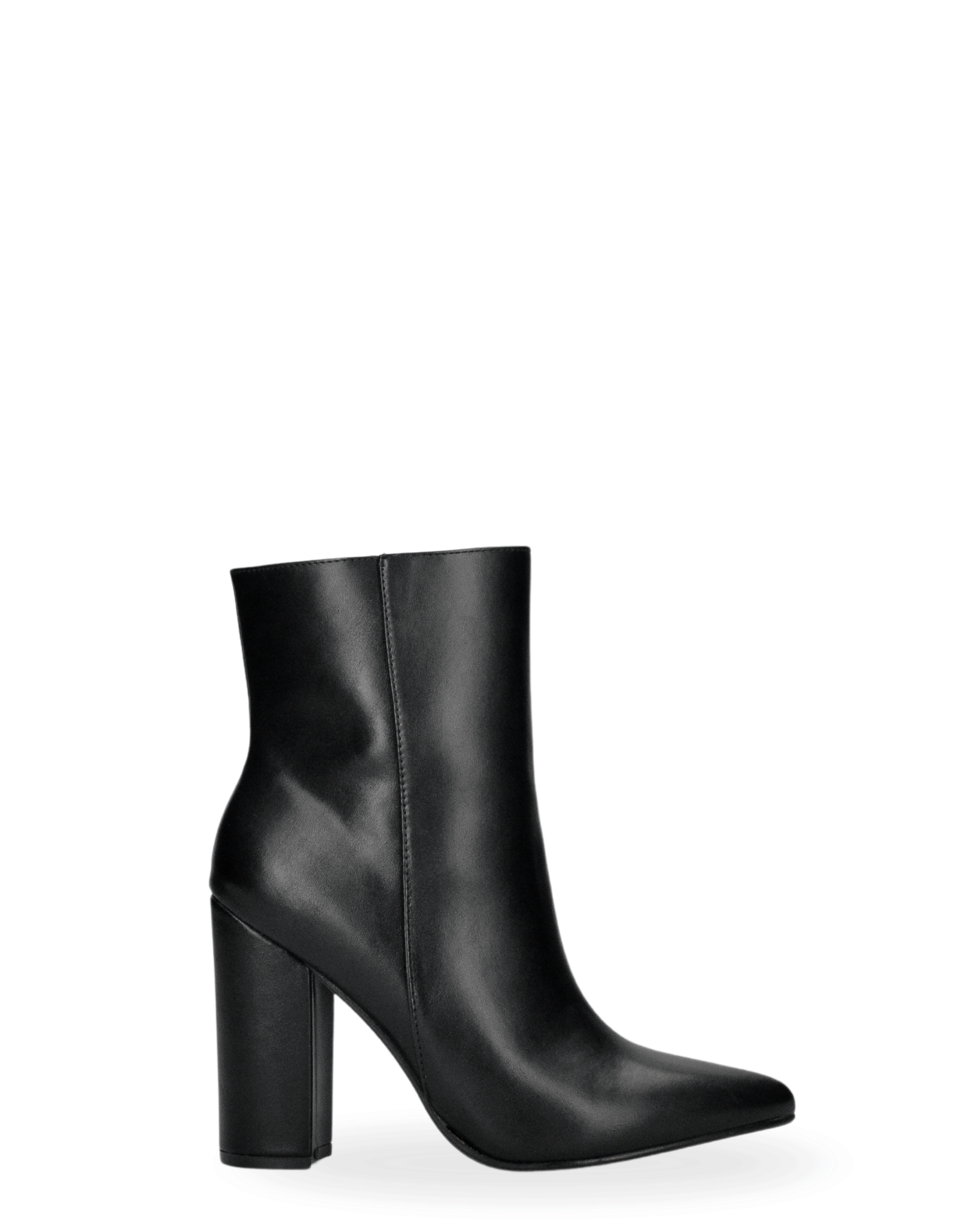 RIKA - Stivale 2 in 1 in simil pelle nera con tacco