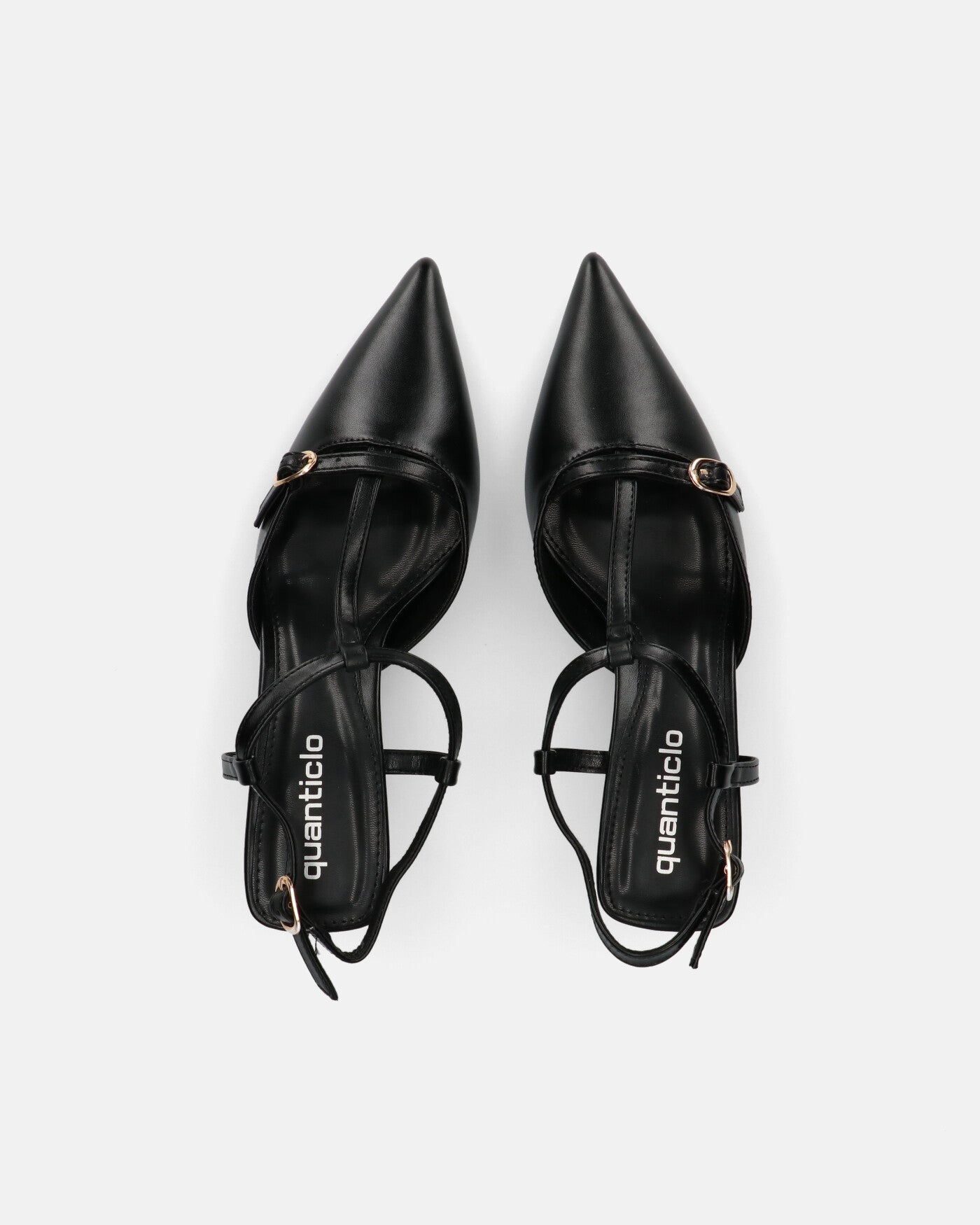 RASHIDA - decolette con tacco basso nero