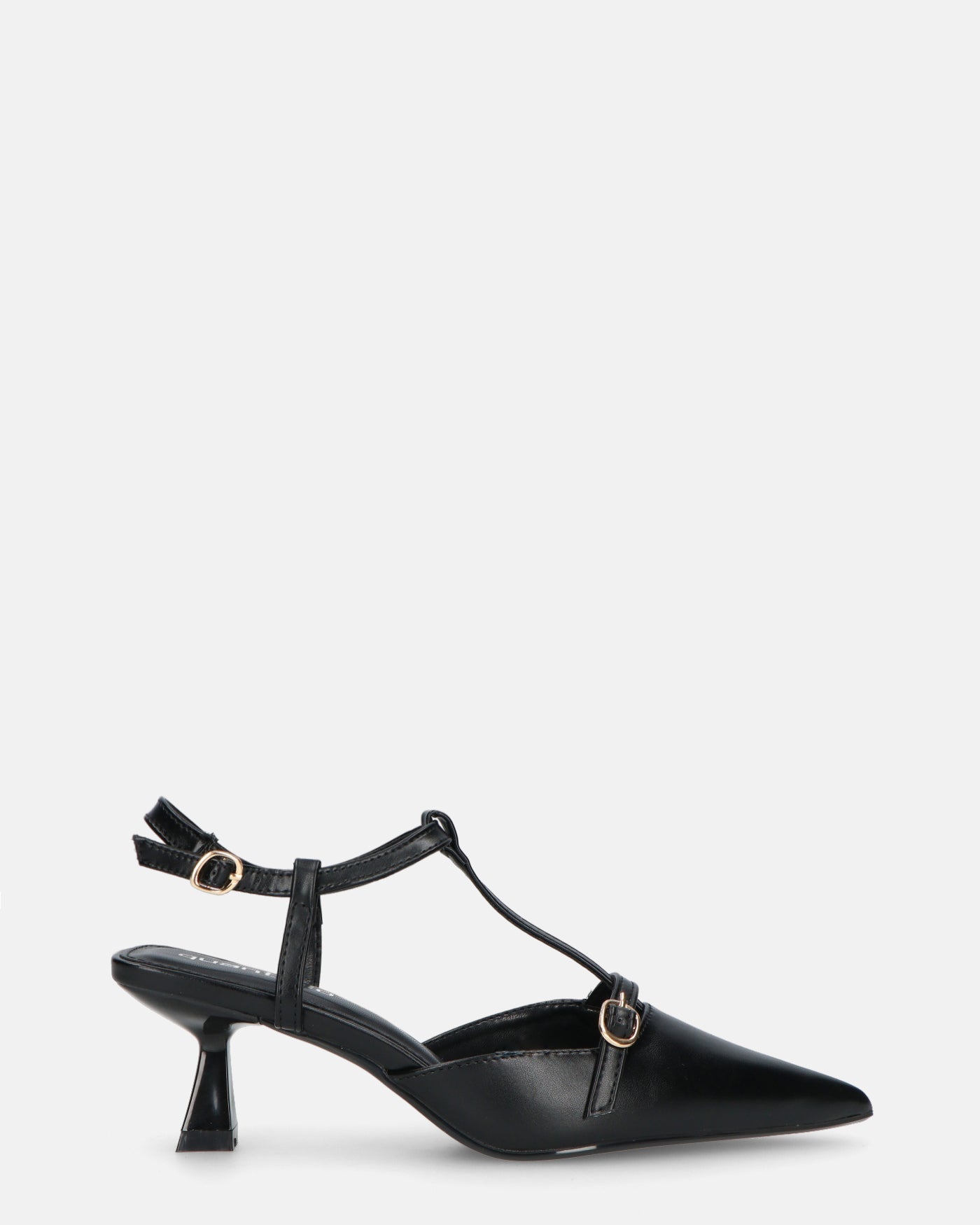 RASHIDA - decolette con tacco basso nero