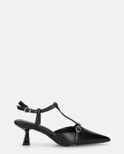 RASHIDA - decolette con tacco basso nero