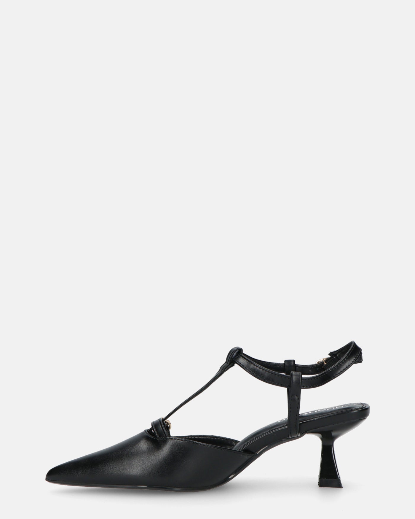 RASHIDA - decolette con tacco basso nero