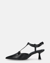RASHIDA - decolette con tacco basso nero