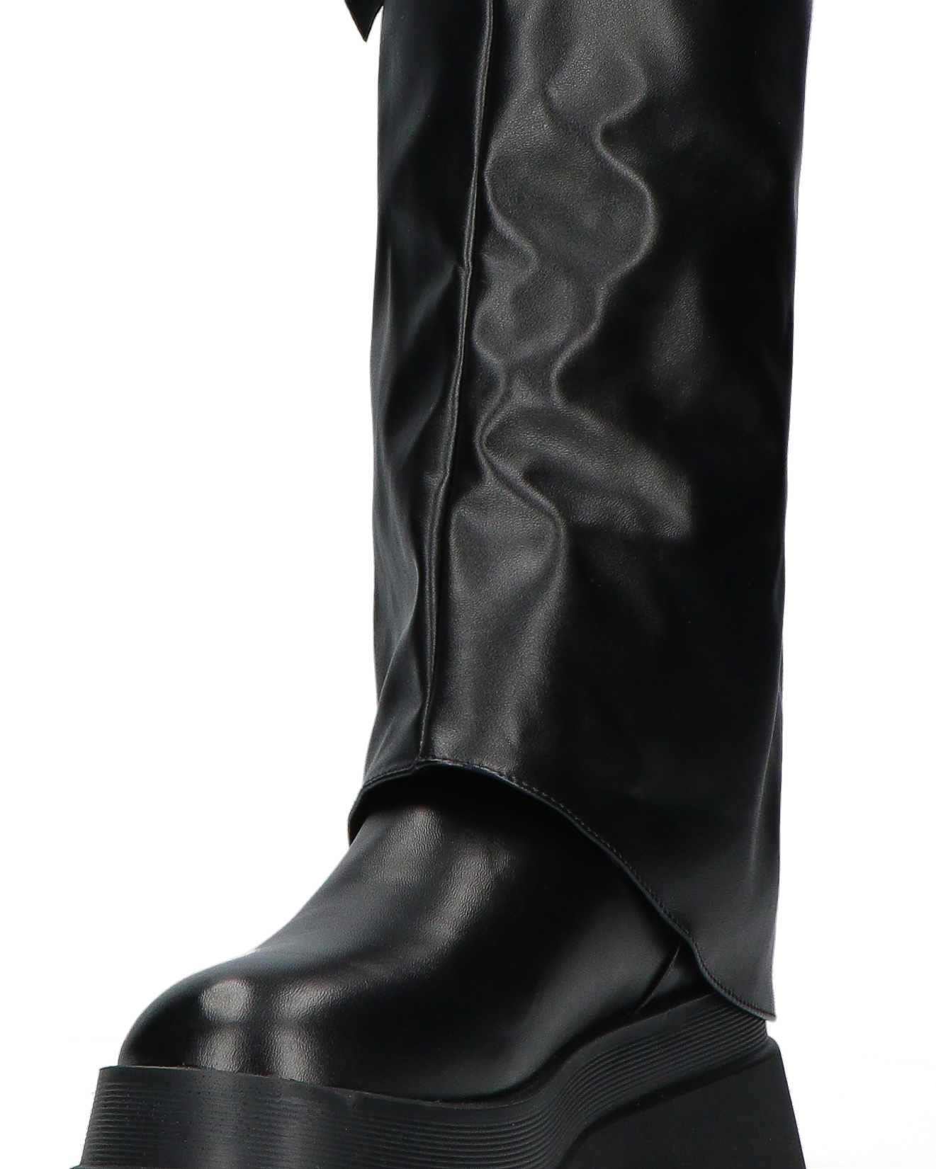 ROMI stivali alti con risvolto e suola stile anfibi – QUANTICLO®