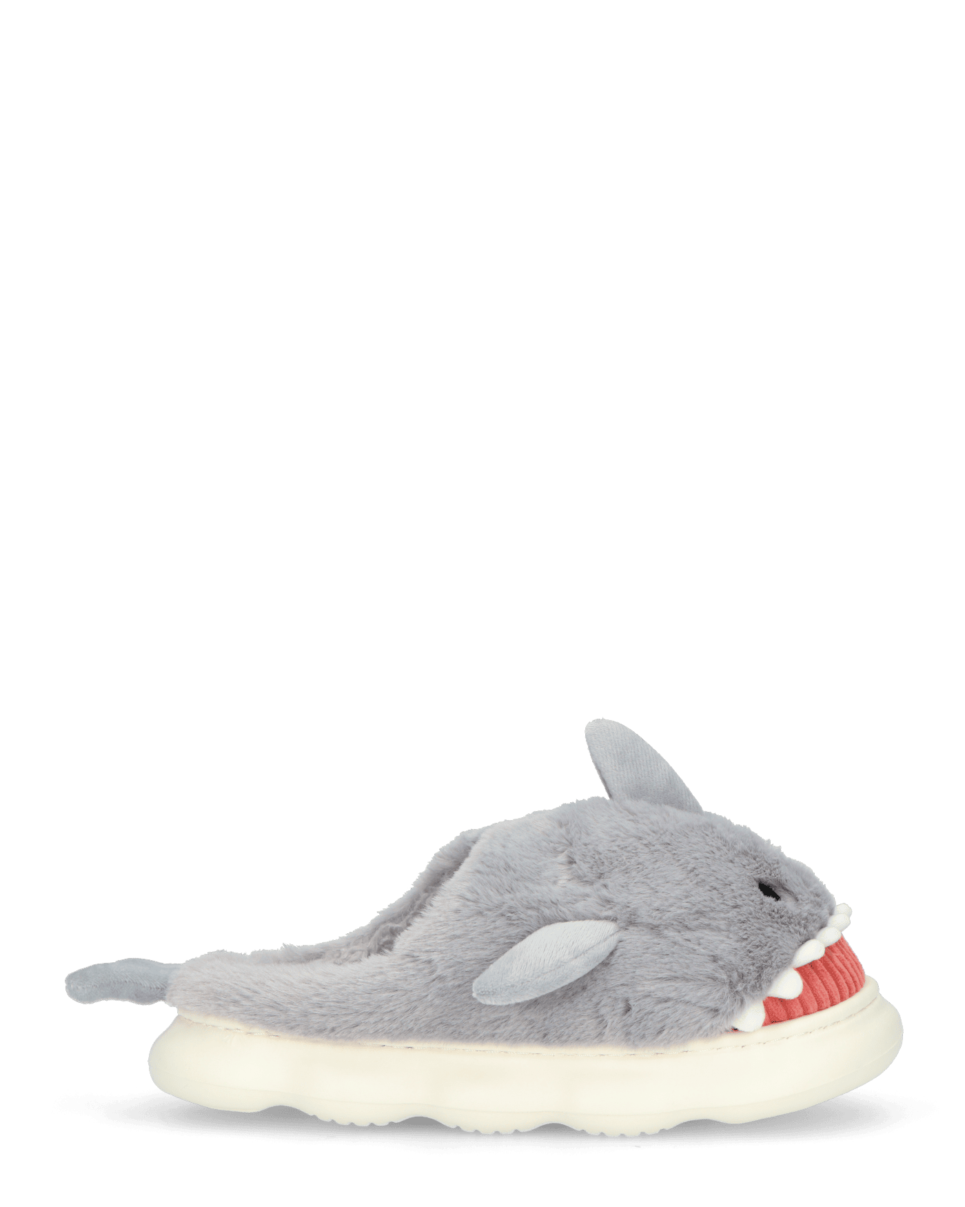 SHARKY - pantofole grigie a forma di squalo peluche