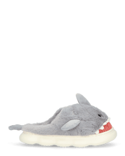 SHARKY - pantofole grigie a forma di squalo peluche